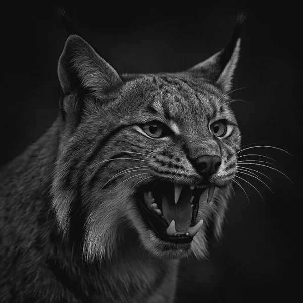 LYNX - Een krachtige lynx die de snelheid en precisie van ons werk symboliseert